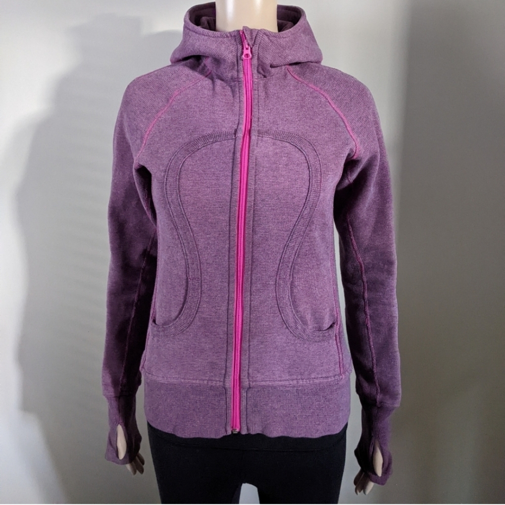 Lululemon Scuba purple hoodie, women's size 4